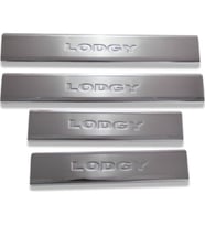 DACİA LODGY UYUMLU KAPI EŞİĞİ 4 PARÇA 2012 ÜZERİ PASLANMAZ KROM