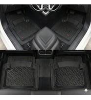 Citroen Uyumlu C3 Picasso Havuzlu Universal Paspas Krom Siyah Parça