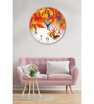 Bilge Retro Tasarımlı Duvar Saati 35 X 35 Cm (Baskılı)