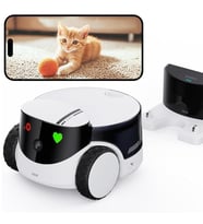 Enabot ROLA PetPal 2.5K AI Kameralı, Otomatik Besleyicili Evcil Hayvan Robotu / Evcil Dostunuzla Akıllı Bağlantı