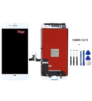 Tkgz - iPhone 7 PLUS Uyumlu Lcd Ekran Dokunmatik -A- Kalite (LW MARKA) BEYAZ + TAMİR SETİ