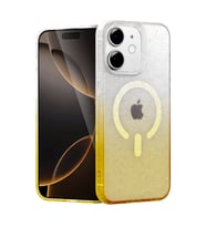 Newface Apple iPhone 12 Pummel Shiny Magsafe Kapak - Gold
