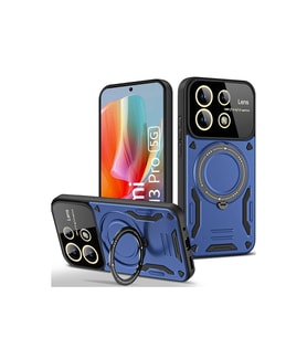 Xiaomi Redmi Note 13 Pro 5g Kılıf Joy Lens Standlı Kapak - Lacivert