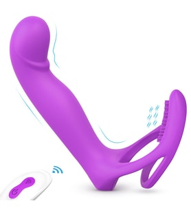 Lorna Çift İlişki İçin Penise Takılan Kumandalı Penis Halkası Vibratör
