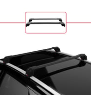 Toyota Auris TOURING SPORTS (E180) 2012-2018 Arası ile uyumlu ACE-2 Ara Atkı Tavan Barı SİYAH