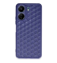 Xiaomi Redmi 13c Kılıf Petek Silikon Kapak - Lacivert