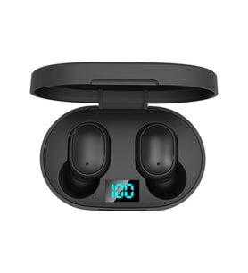 E6S TWS Bluetooth 5.0 Kulak İçi Kulaklık Siyah