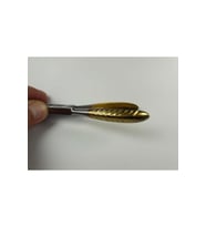 Haırcraft Hc00507 Tırnak Pensi Çelik Yarım Sarı 12 cm Kalın Desenli