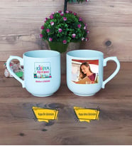 Kimya Öğretmeni Kupa Bardak Oval Fotoğraflı Öğretmenler Günü Hediyesi