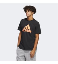 ADİDAS  Logo Pen Fill - Sportswear Graphic Erkek Siyah T-Shirt-HS2513