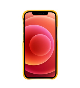 Apple iPhone 12 mini Uyumlu Deri Arka Kapak F360 FL12 Sarı