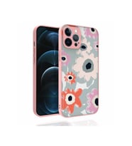 Apple iPhone 12 Pro Max Uyumlu Kılıf Desenli Kamera Korumalı Parlak Zore Nora Kapak (Model 5)