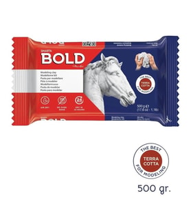 SMARTA BOLD SERAMİK HAMURU 500 GR. (TERRA COTTA) TOPRAK RENGİ