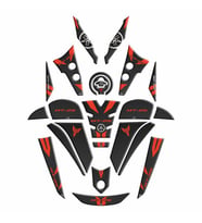 Yamaha Mt25 2020 - 2024 Uyumlu Full Tank Pad Set 001