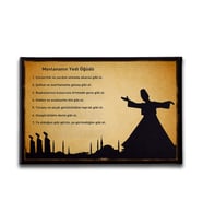 Mevlana'nın 7 Öğüdü Tablo MEVY112