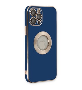 iPhone 12 Pro Max Kılıf Store Silikon - Mavi