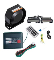 17 çakar fonksiyonlu 300w siren 4 çakarlı kırmızı-mavi-beyaz / SSSR55 (Karışık)