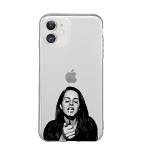 Iphone 11 Uyumlu Lana Del Rey Desenli Şeffaf Telefon Kılıfı