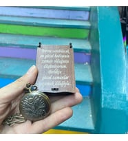Kişiye Özel Retro Osmanlı Arma Kabartmalı Quartz Köstekli Saat