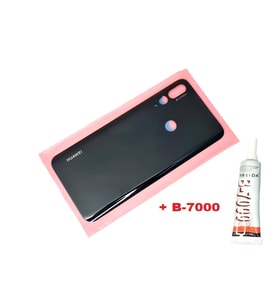 Huawei Uyumlu Y9 Prime 2019 Arka Pil kapağı (B-7000) SİYAH