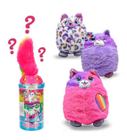 Misfittens Sürpriz Peluş S4 Pembe Kapak Gökkuşağı Renkli ve Sürpriz Paket pofuduk Kedi Serisi