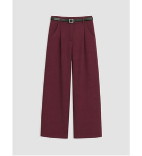 LCW Kids Bordo Kız Çocuk Gabardin Pantolon