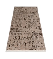 Makine Kaymaz Yıkanabilir Etnik Triko Salon Halısı Mutfak Halısı Koridor Halısı Yolluk 8011S