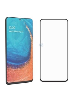 Samsung Galaxy S10 Lite (A91) Ekran Koruyucu Full Kavisli Tam Kaplayan HD Esnek Film (Renksiz)
