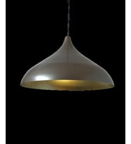 Rys Retro Metal Sedefli Kahve Dekoratif Rustik Metal Sarkıt Avize Çap:43 cm (Burnt Olive)