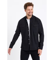 Erkek Çift Cepli Çıt Çıt Düğmeli Slim Fit Kot Gömlek