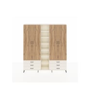 Arges Dolap 13 Raflı 6 Çekmeceli 2 Askılı 220x30x243 Aytaşı-Çam/Aytaşı