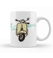 Vespa 02 Kupa Bardak Porselen
