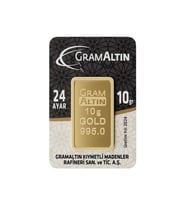 AgaKulche İAR 10 Gram Altın (995) 24 Ayar Külçe Altın