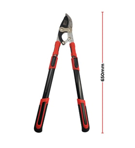 Fixonic B.H.D BHD00453 5cm Teleskopik Sap (Uzatmalı Sap) Dal Budama Makası (Kırmızı-Siyah)