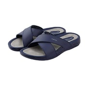 Ceyo 9877 Erkek Anatomik Çapraz Terlik Lacivert 41-45