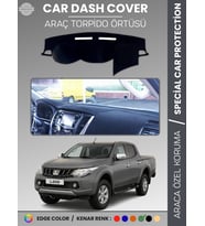 MITSUBISHI L200 (2015-2021) Torpido Örtüsü Ön Göğüs Koruma Araca Özel Tam Uyum Kaymaz