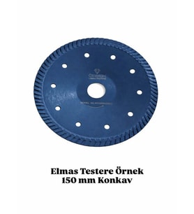 150 MM ELMAS TESTERE KONKAV