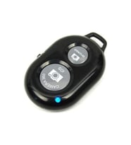 Kablosuz Bluetooth Uzaktan Kumanda, Tüm Telefonlara Uyumlu, Kolay Çekim Siyah