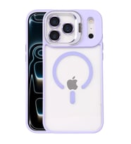 Iphone 17 Remim Lensli Magsafe Standlı Kapak - Lila
