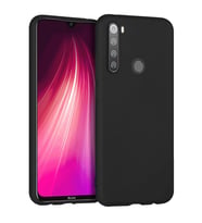 Xiaomi Redmi Note 8 İnce Mat Silikon Kılıf Siyah