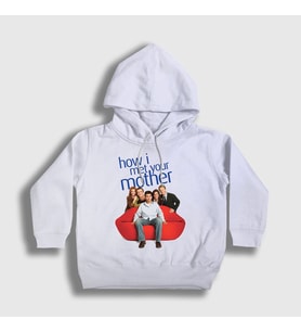 Presmono Unisex Çocuk Beyaz All How I Met Your Mother Kapüşonlu Sweatshirt 194800tt
