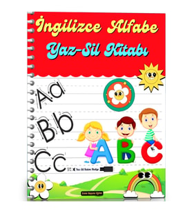İngilizce Alfabe Öğreten YAZ-SİL Kitabı