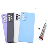 SAMSUNG A32 4G Arka Batarya Pil Kapağı SİYAH (B7000 15 ML Yapıştırıcı)