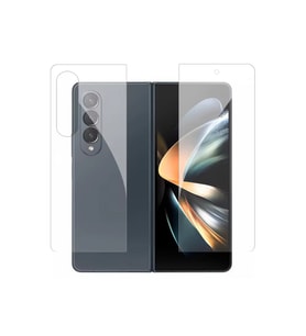 Samsung Galaxy Z Fold 2 5G Ön-Arka 360 Fullbody Darbe Emici Kaplama ve Hd Ekran Koruyucu