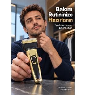 Sakal Tıraş Makinesi Günlük Sakal Kesim Başlıklı