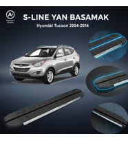 Hyundai Tucson S-Line Premium Krom Yan Basamak 2004-2014