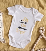 BK Kids Yesun Oni Annesi Tasarımlı Bebek Body Zıbın - Model 1
