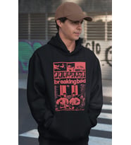 Tasarım Breaking Bad Efsane Dizi Baskılı Unisex Oversize Hoodie