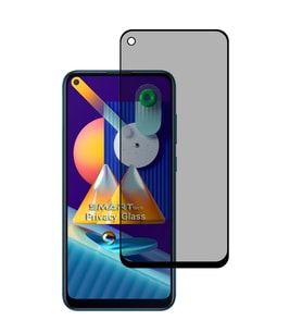 Samsung Galaxy M11 Yandan Görünmeyen 5D Hayalet Ekran Koruyucu