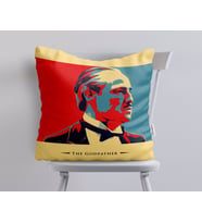 BK Home Godfather Baba Tasarımlı Beyaz Yastık-24